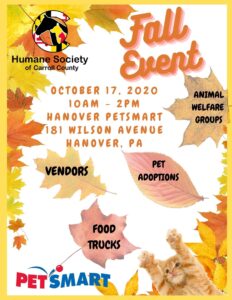 Fall Vendor/Adoption Event @ Petsmart