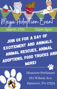 Mega Adoption Event @ PetSmart Hanover