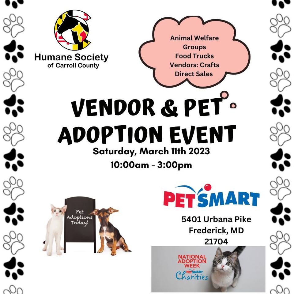 PetSmart Frederick Adoption Event Humane Society of Carroll County