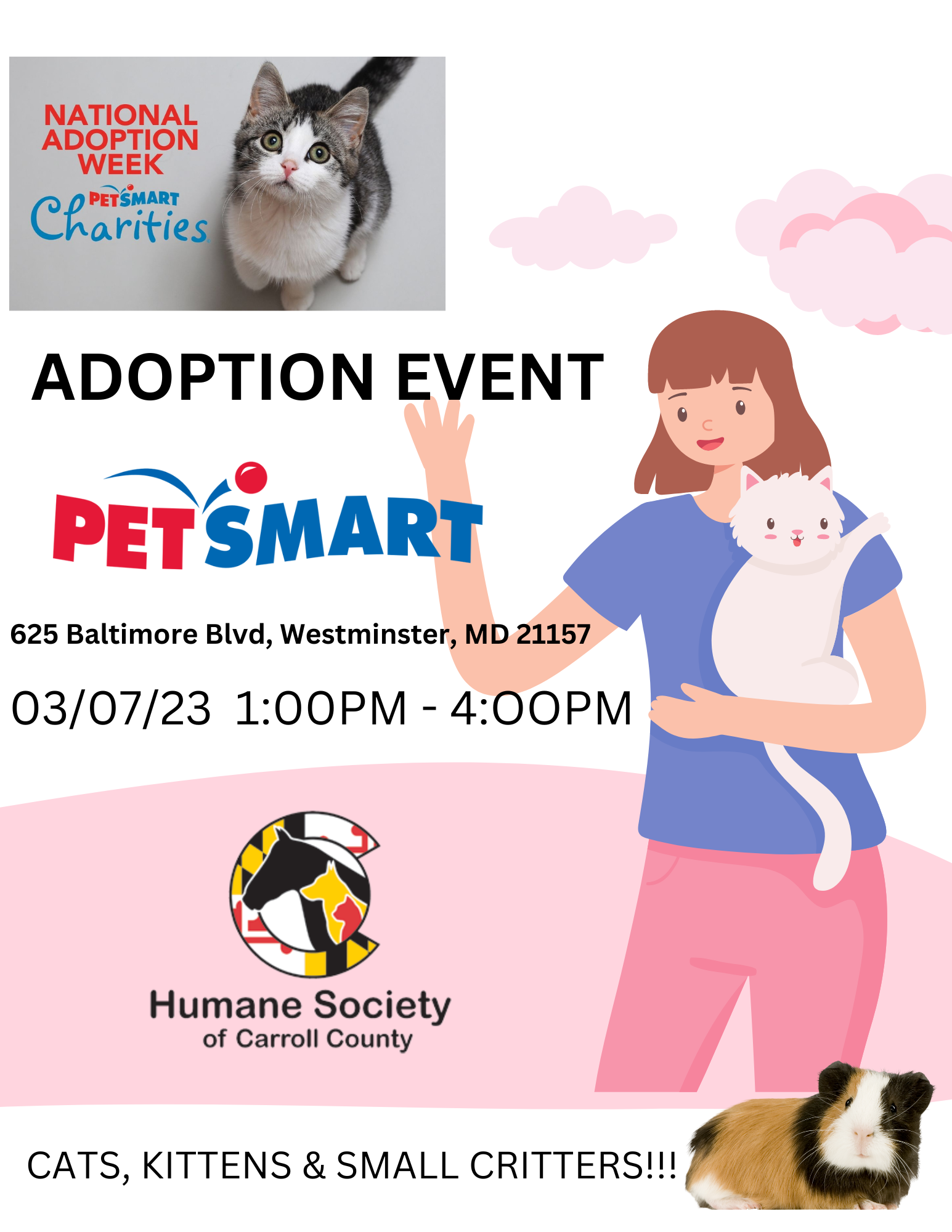 Adoption Event (Cats and Small Critters) - Humane Society of