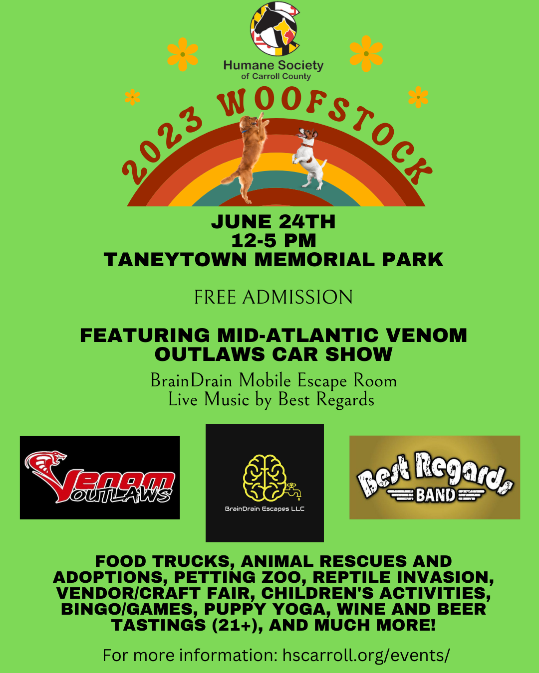 Woofstock 2025 Humane Society of Carroll County